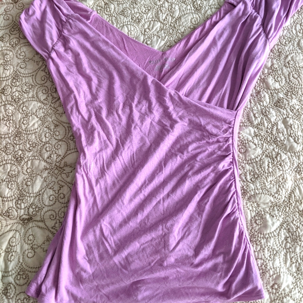 Lilac Reversible top, White House Black Market, XS